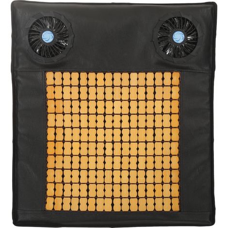 Coussin de siège ventilé 5V2 USB, ventilateurs réglables et amovibles, refroidissant pour auto et bureau (1/5)