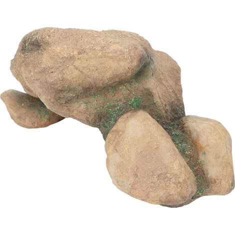 Ornement en pierre pour aquarium, en résine imitation, décoration pour petit aquarium. (1/5)