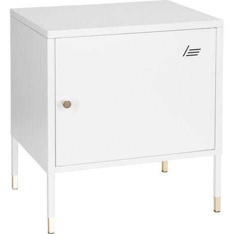 Metallschrank / Sideboard UMEO Metall weiß hjh OFFICE
