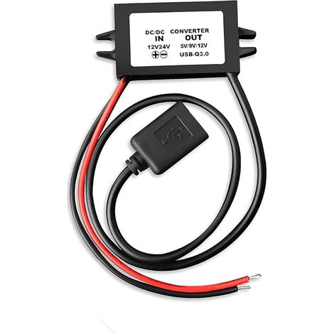 Buck Converter Module USB Output 12V to 5V DC DC Power Adapter to DC Regulator Car Power Converter (1/5)