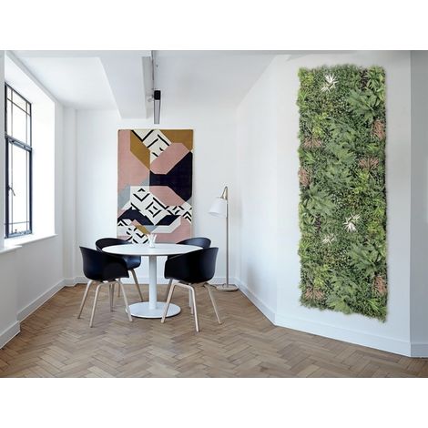 NORTENE Panneau décoratif Sauvage feuillage synthétique - Vert - 1x1m (1/5)
