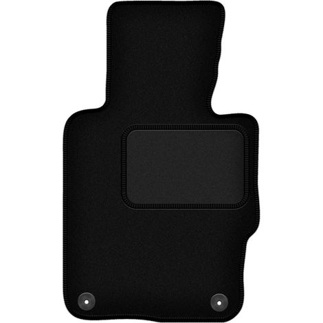 Tapis de sol conducteur en velours noir pour BMW Z3 E36/7 cabriolet (1997-2002).