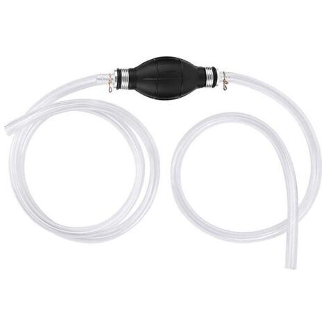 Pompe à siphon de carburant, kit de pompe à siphon de livraison de carburant de 2 m, tuyau de siphon manuel de pompe à eau portable à haut débit, 2 Pvc (1,2 m + 0,8 m) Livraison d'essence automobile (1/5)