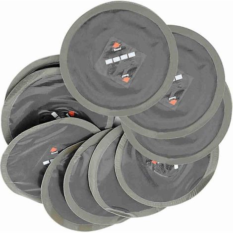 10 Stück 90 mm Auto-Reifenflicken aus Naturkautschuk zur Reparatur von Reifenpannen, Kaltreparaturflicken, schlauchlose Flicken