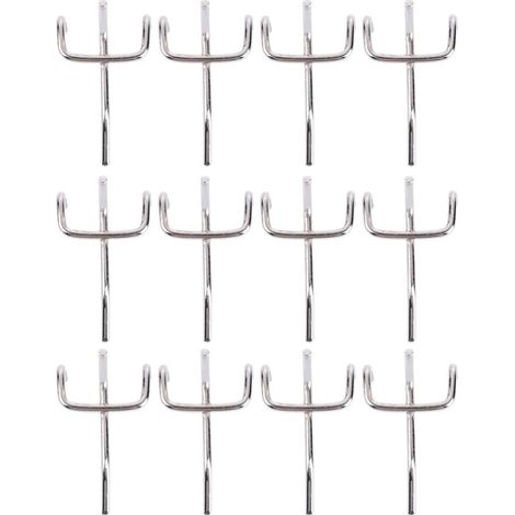 Crochets pour Panneau Perforé, 20 cm, Ø3,3 mm, Entraxe 25 mm (1/5)