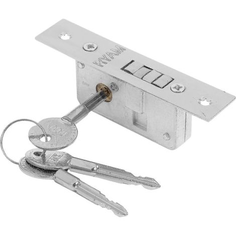 Serrure invisible pour porte coulissante, serrure en alliage, serrure pour porte vitrée, stable, durable, pour porte.-AquaForge (1/5)