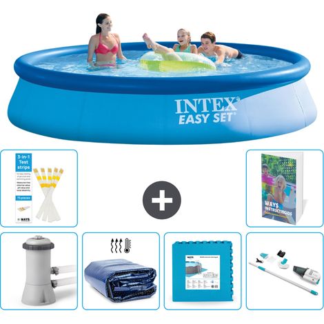 Intex Piscine Easy Set Ronde - 396x84 cm - 7-pièces S319 (1/5)