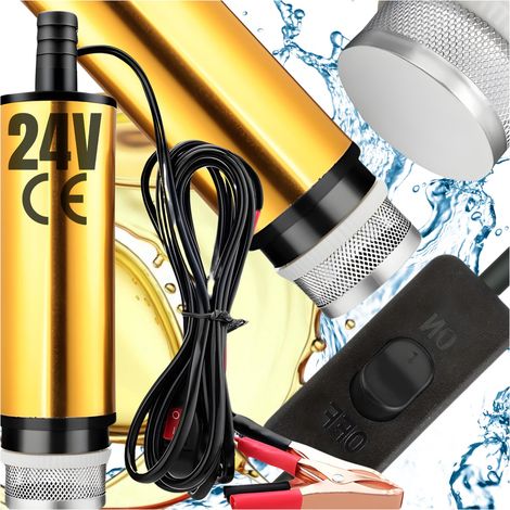 Grande pompe pour vidange de carburant, d'huile, d'eau et d'électricité 24 V (1/5)