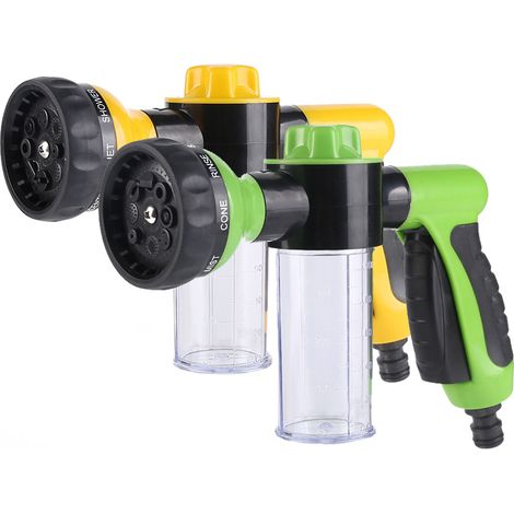 MIMOSON-Lot de 2 pistolets à mousse portables pour le nettoyage de voiture, compatibles avec les machines à laver et les lave-autos. (1/5)