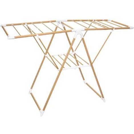 Five Simply Smart – Étendoir à linge 20m en acier inoxydable – Capacité 20 kg – Dimensions L. 136 x l. 52 x H. 92 cm – Tubes larges anti-marques (1/4)