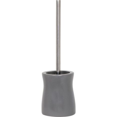 Brosse Wc avec support Céramique PALMA Taupe MSV (1/3)