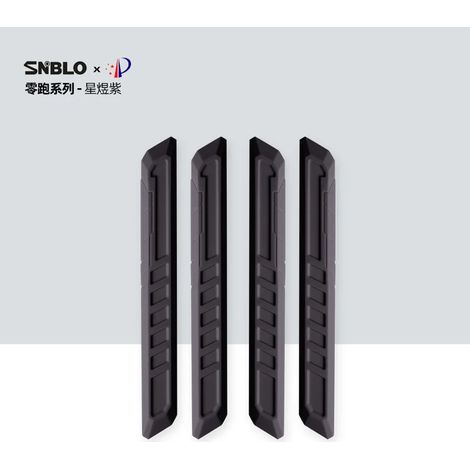 (Style A7) Lot de 4 protections universelles anti-collision en caoutchouc pour pare-chocs avant et arrière de voiture, protection anti-rayures. (1/4)