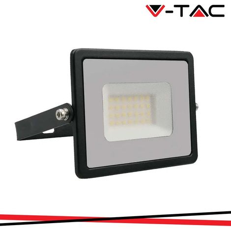 30W LED PROIETTORE SMD E-SERIES G2 CORPO NERO 6500K                                                      - Luce FREDDA