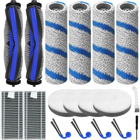 Für Ecovacs X11 OmniCyclone Zubehör-Set mit 20 Reinigungswerkzeugen, HEPA-Filter, Rollmopp, Seitenbürste und Schwammfilter (1/5)