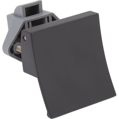 Kit de montage de poignée de verrouillage de porte d'armoire en métal et nylon pour tiroir, ouverture de 7 mm, pour camping-car ou yacht, P07 BK (noir mat) (1/5)