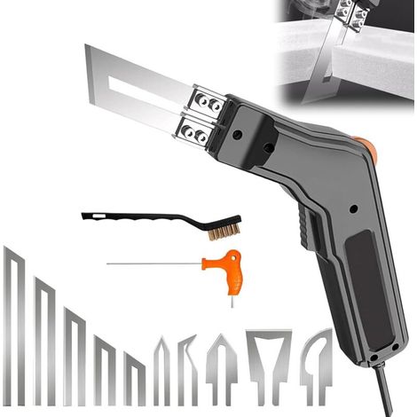 10-in-1-Set, elektrisches Heißschaum-Schneidemesser, Schaumstoff-Schneidewerkzeug-Set, 300-W-Schaumstoff-Schneidewerkzeug-Set zum Schneiden von Schaumstoffplatten-Isoliermaterial.