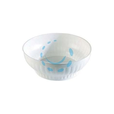 INSALATIERA COSTOLATA IN PLASTICA BIANCA - ø cm.30
