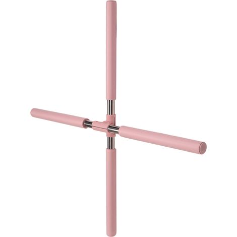 Lot de 2 bâtons de posture amovibles avec boucle fixe, correcteur dorsal souple pour adulte et enfant, rose (1/5)