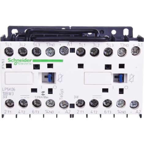 Contattore di inversione 6A 3kW 24V DC LP5K0610BW3