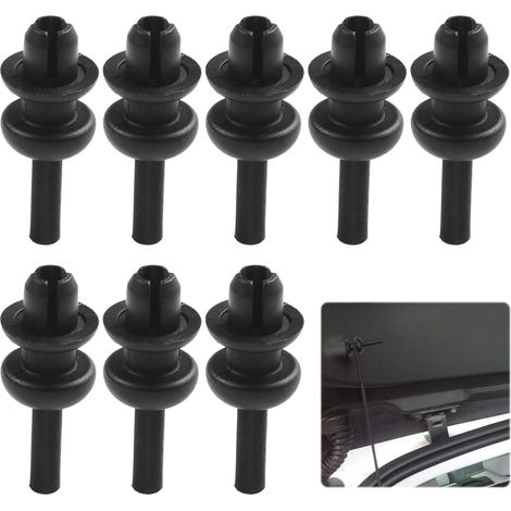 Ripiano posteriore per Citroen C3, 8 pezzi Clip per ripiano posteriore, Ripiano posteriore, Fissaggio ripiano posteriore, Clip di fissaggio per ripiano posteriore auto, Compatibile con Peugeot, per Ci