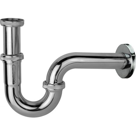 Primaster Röhrensiphon 1 1/4 Zoll x 32 mm Siphon Ablaufgarnitur Abfluss
