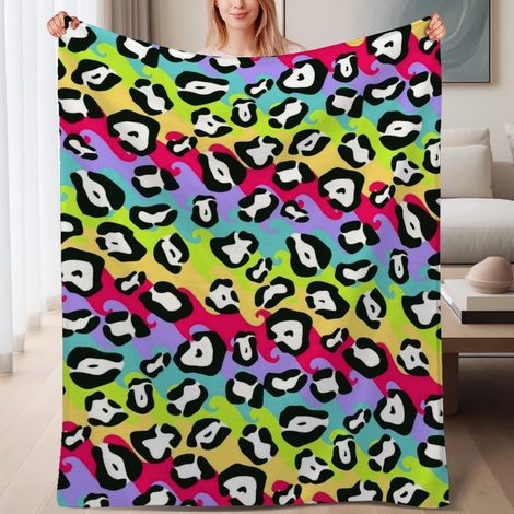 Couverture de lit en polaire cosy douce et chaude, légère en microfibre,6080 pouces (1/4)