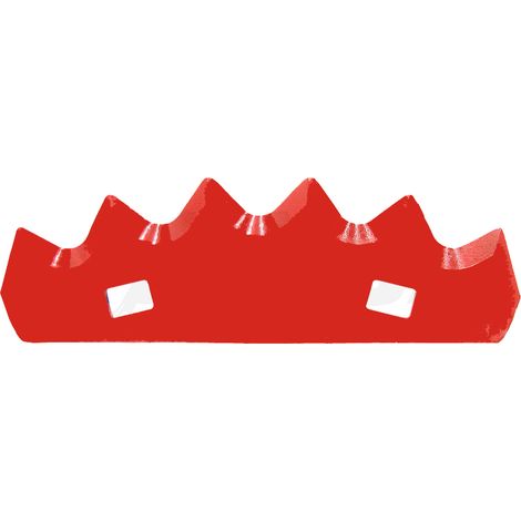 Cuchilla para carro alimentador de ensilaje Kuhn 6x240 mm A5310402