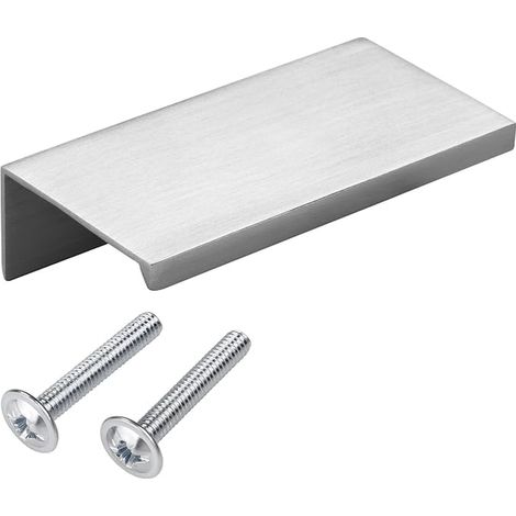 Aluminium Profile Handles 70 mm Stainless Steel Look Profile Handle Drawer Handle (1/5)