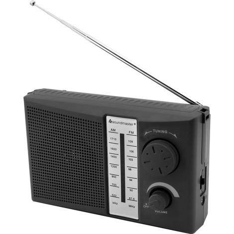 soundmaster TR490SW Radio portatile AM, FM Nero (1/4)