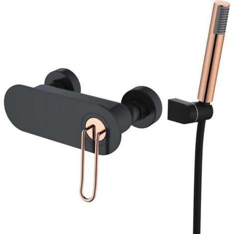 Mice - Rubinetto monocomando per bidet in acciaio ad alta resistenza - Rubinetto igienico per WC - Rubinetti per il bagno - Colore acciaio spazzolato (1/3)