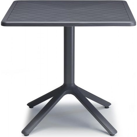 Tavolo Eco fisso 80x80 cm antracite (1/3)