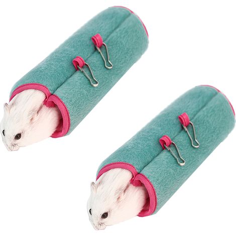 Maison Hamster - Abri Doux En Peluche Pour Rongeurs - Cachette Chaude Hiver - Design Compact Pour Cage - 1 Pièce (1/5)
