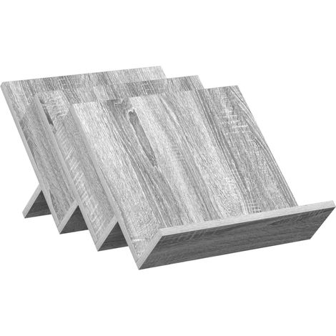 Maison Exclusive - Scaffale per riviste Grigio Sonoma 53 x 40 x 28,5 cm