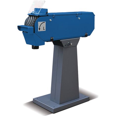 Ponceuse à bande pour métaux 75x2000 mm 18-36 m/s 3/4 kW 400V frein moteur arrêt d'urgence dia. roue motrice 240 mm 2 vit. Metallkraft MBSM75-240-2