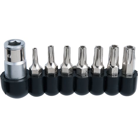 KS Tools Juego de puntas 1/4" niqueladas para tornillos de 5 puntas 8 piezas (1/3)