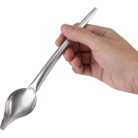 Cuillère à Sauce en Acier Inoxydable pour Décoration d'Assiettes et Desserts (1/5)