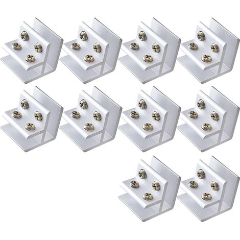 Lot de 10 pinces de fixation pour carrelage à 90 degrés pour une connexion stable en intérieur et en extérieur (1/5)