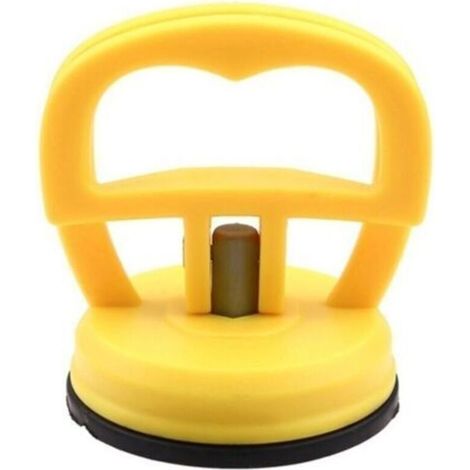 Jaune 58mm voiture indentation réparation extracteur force traction ventouse carrosserie panneau de réparation téléphone portable outil de montage d'écran (1/4)