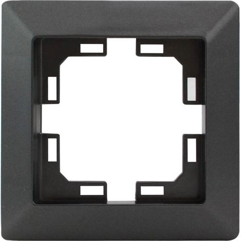 Embellecedor simple Gamma Gris antracita (1/2)