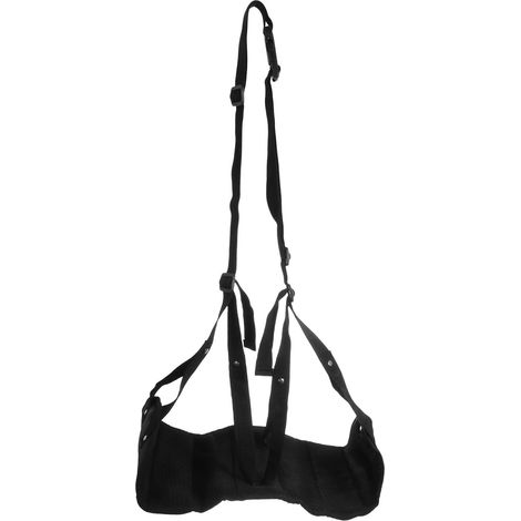 Poggiapiedi portatile per ufficio, supporto ergonomico regolabile, nero, per lavoro o viaggi (1/5)
