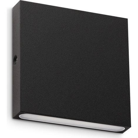 Ideal Lux Applique moderna POST-IT 1 luce LED integrato IP65 nero metallo