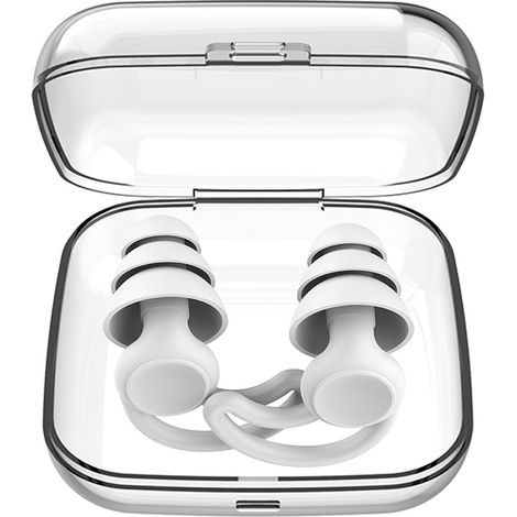 Bouchons d'oreilles en silicone souples et insonorisants (1/5)