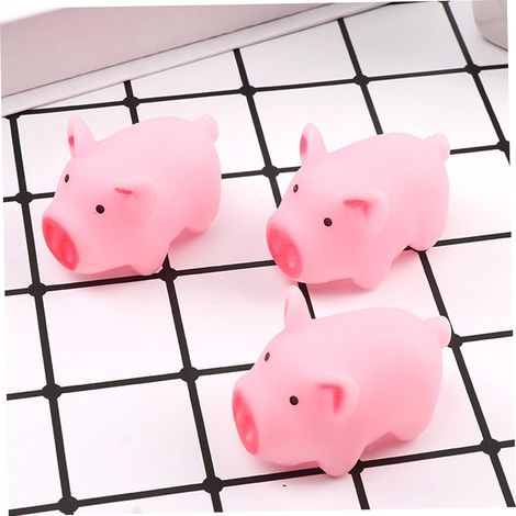 Jouets de Bain en Caoutchouc pour Cochon - 50 pièces d'animaux flottants Qui couinent pour Halloween, Noël, fête à la Ferme, Style1