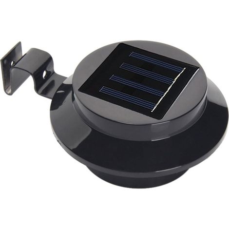 Lampe Solaire Pour Clôture - LED Blanc - Étanche IP65 - 16 Heures D'autonomie - Pour Jardin Extérieur Terrasse Balcon - 1 Pièce (1/5)