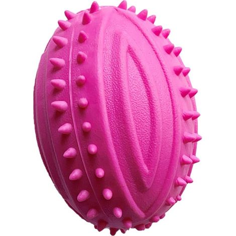 Toy of balle of Rugby for dog, resistant to the morsures, grinding  teeth, TPR interactif to chew for small dogs and chiots (1/5)