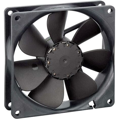 Ventilateur axial EBM Papst 3412 N/2 G 9292506398 12 V/DC 91 m³/h (L x l x H) 92 x 92 x 25.4 mm 1 pc(s) (1/4)