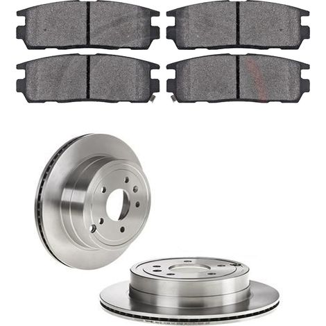 KIT FRENI POSTERIORI compatibile con CHEVROLET CAPTIVA - DISCHI + PASTIGLIE OEM: FDB1935 / 17764 /SOSTITUZIONE DIRETTA/BASSA POLVERE/SILENZIOSO (1/5)