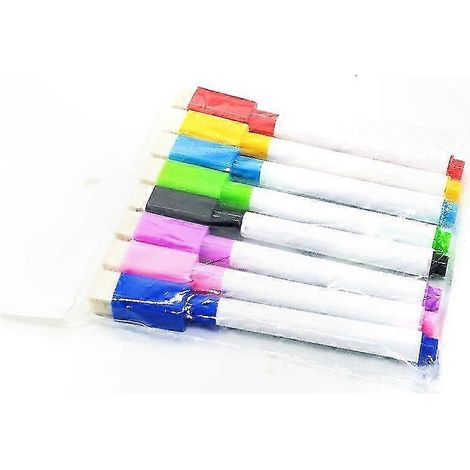 Set mit 8 magnetischen Whiteboard-Markern für Whiteboards, zum Zeichnen und Schreiben (1/4)