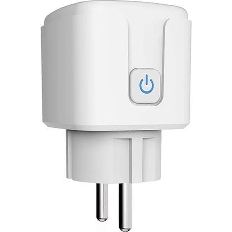 Prise connectée eWelink WiFi avec surveillance de la consommation. commande vocale et prise européenne. (1/5)