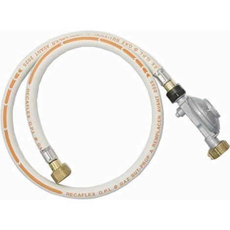 Tuyau à gaz flexible avec détendeur propane 37 mbar Barbecook